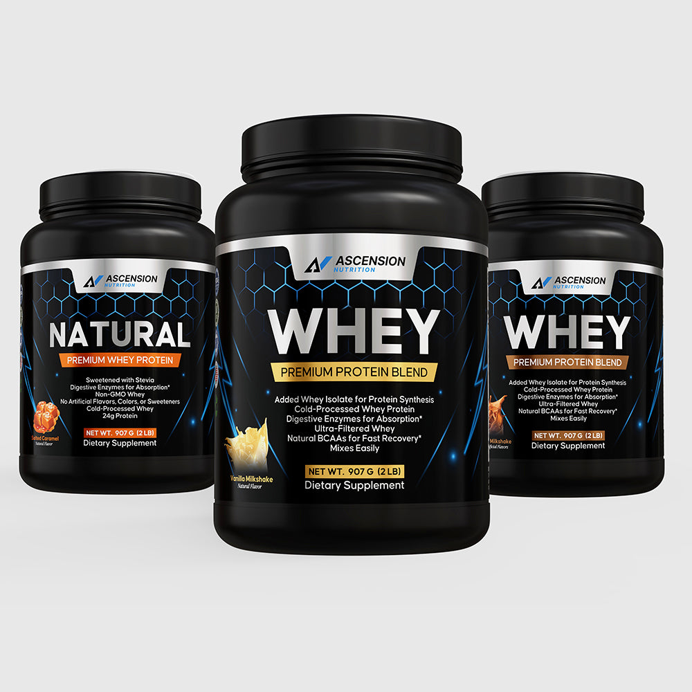 3 Whey Protein Flavors